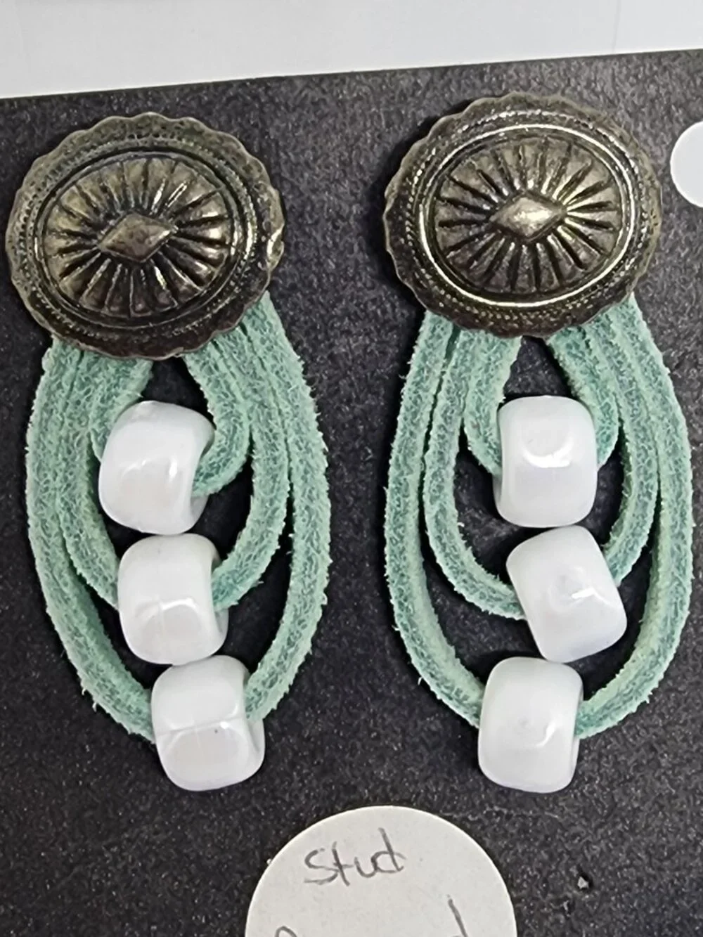 Hand Crafted black concho